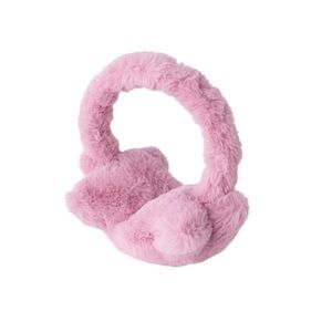 NWOT Zara Girls Pink Faux Fur Star Earmuffs